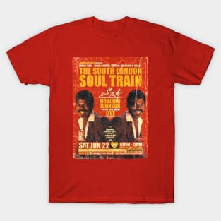 POSTER TOUR - SOUL TRAIN THE SOUTH LONDON 92 T-Shirt